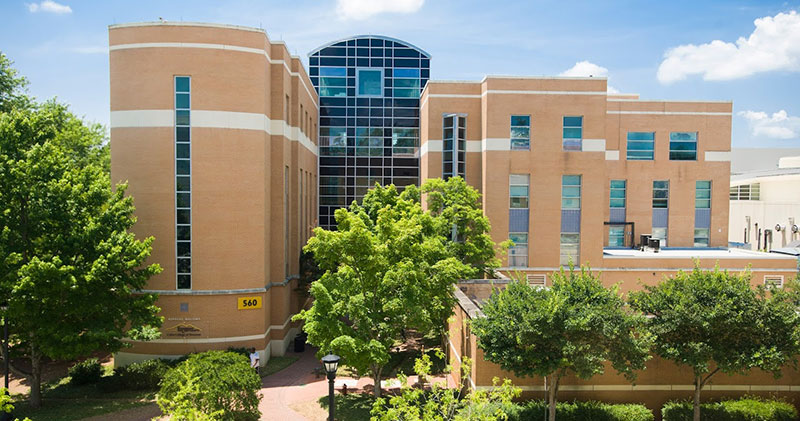Photo of the Michael J. Coles College of Business building aerial view at Kennesaw State