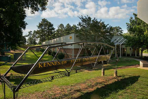 kennesaw state university sign on campus