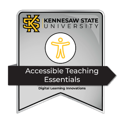 accessible teaching essentials icon.