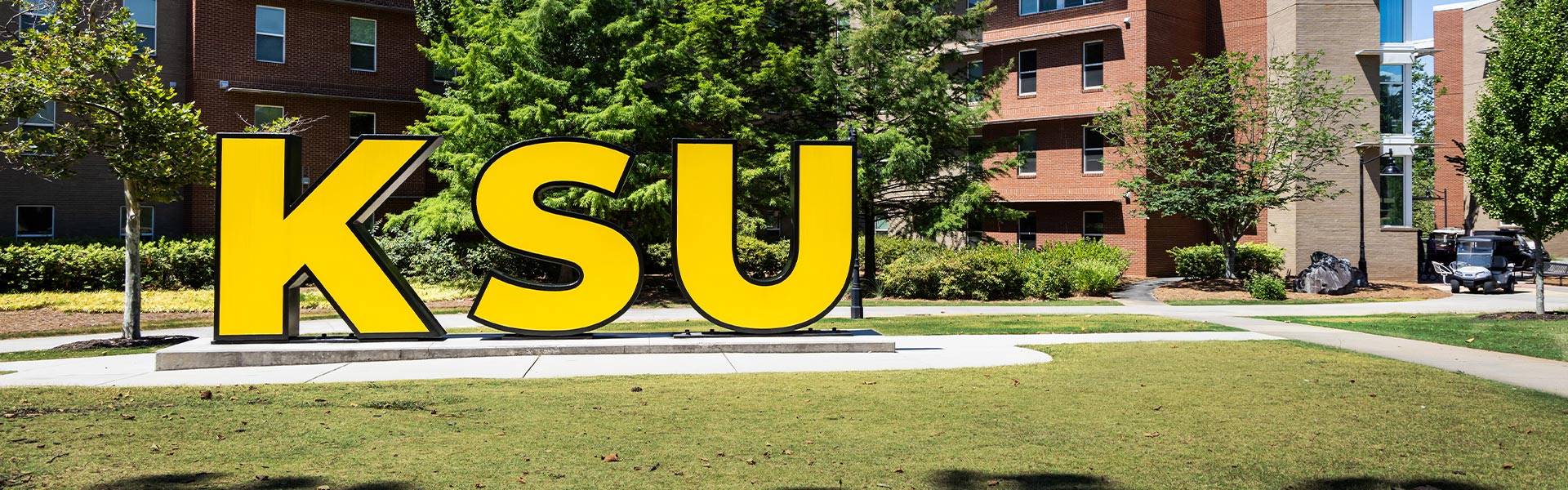 ksu sign on campus.