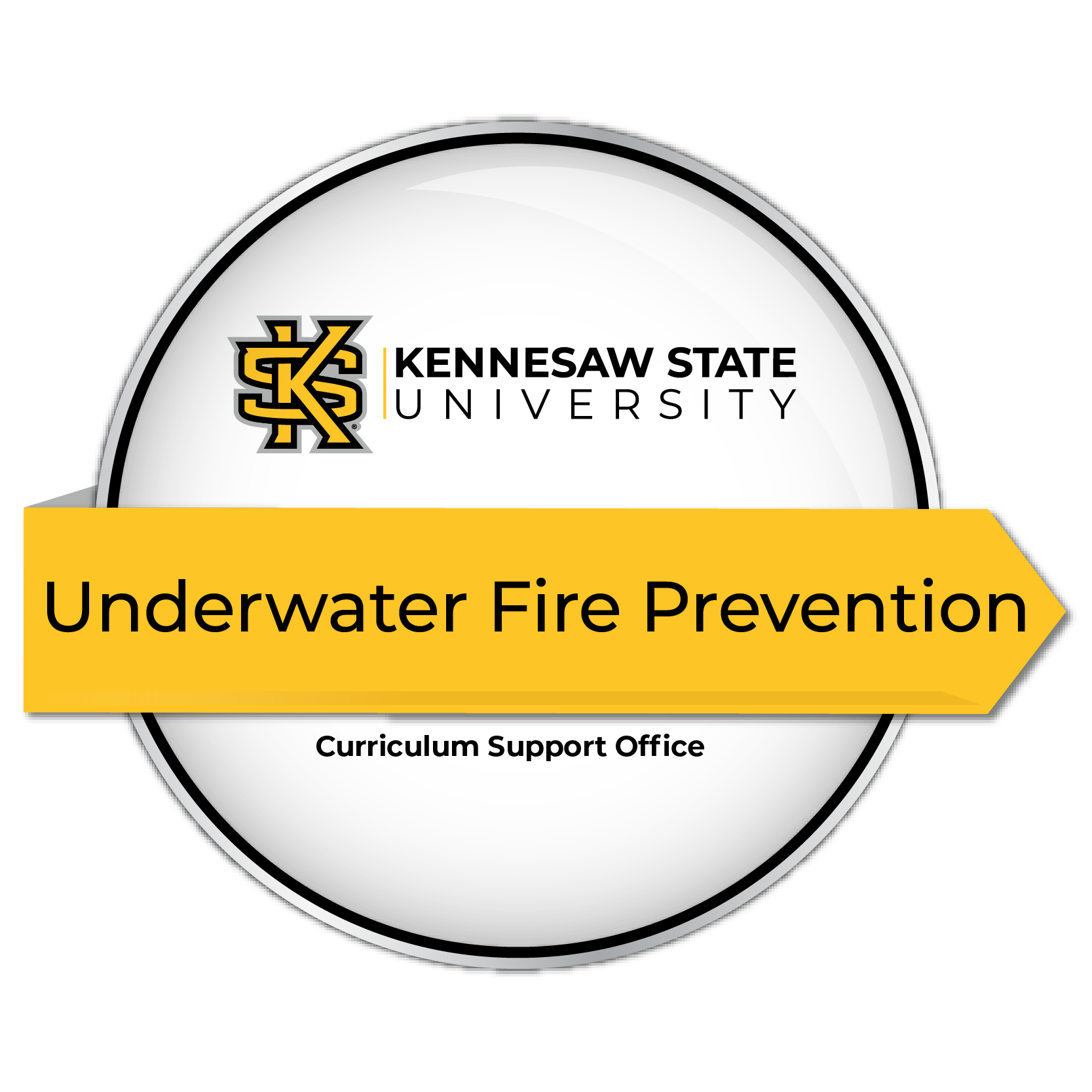 underwater fire prevention logo.