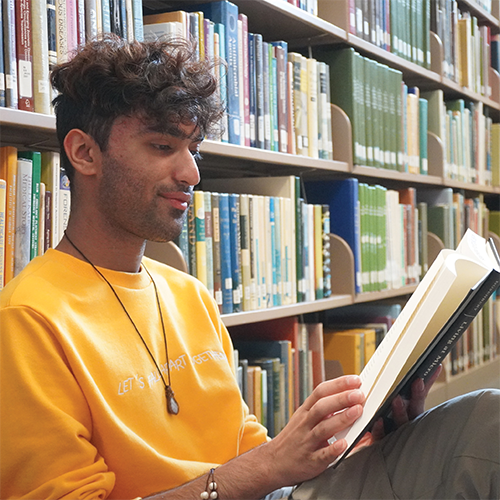 KSU student studying