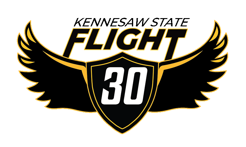 Logo of owl wings with the words FLIGHT 30, symbolizing the incoming class of freshmen.