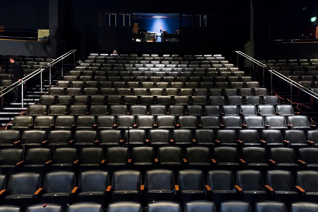 KSU Marietta Dance Theater Seats Center View Up  / Photo by Lauren Kress