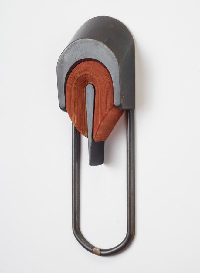 Grasp Steel, book pages, and bronze 15'' x 5'' x 2'' 2014
