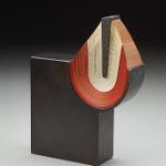Kernel Steel and book pages 9.5'' x 5'' x 2'' 2014