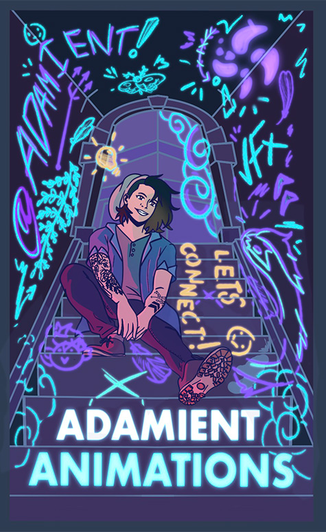  / Self Portrait for Senior Capstone Buiness Card1634 x 2158 created using Procreate.
