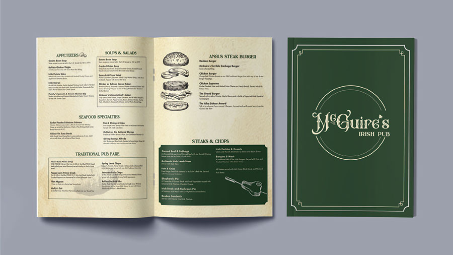 / McAlister's Menu and Logo Redesign | 8.5x11 in | Layout and Print Design | 2022 | Pick a company and design a menu for them. 
