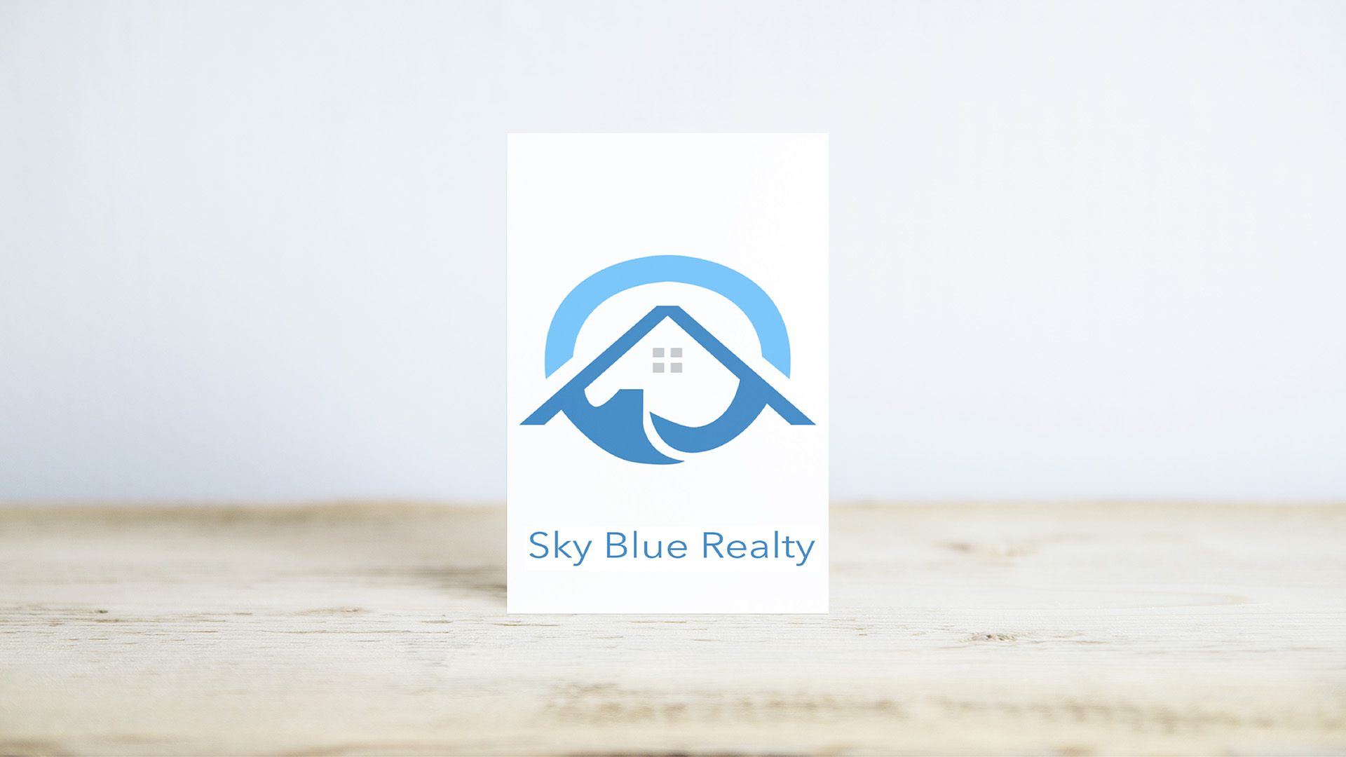  Sky Blue Realty  / I made the logo for the company Sky Blue Realty during my internship with them