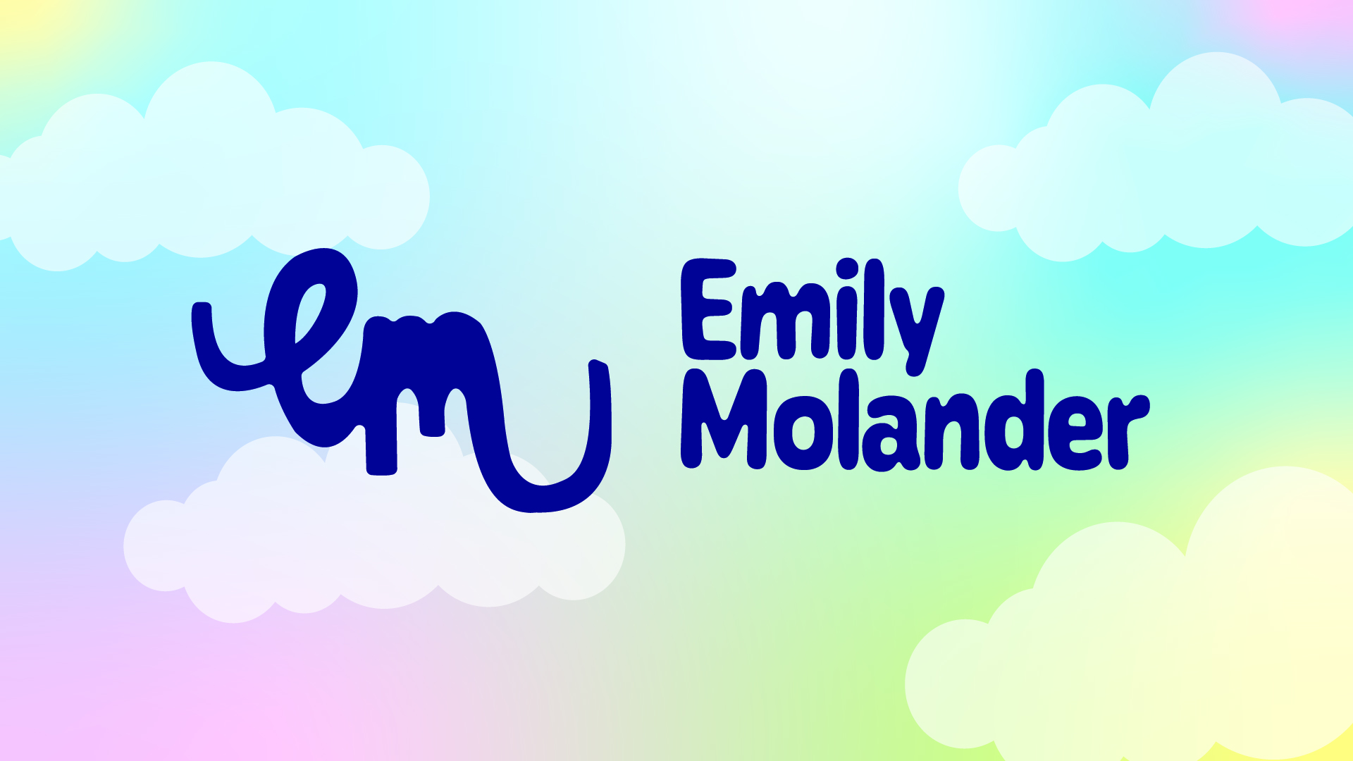 Molander's logo and typeface / Molander's logo and typeface that represents her as a designer and artist. 