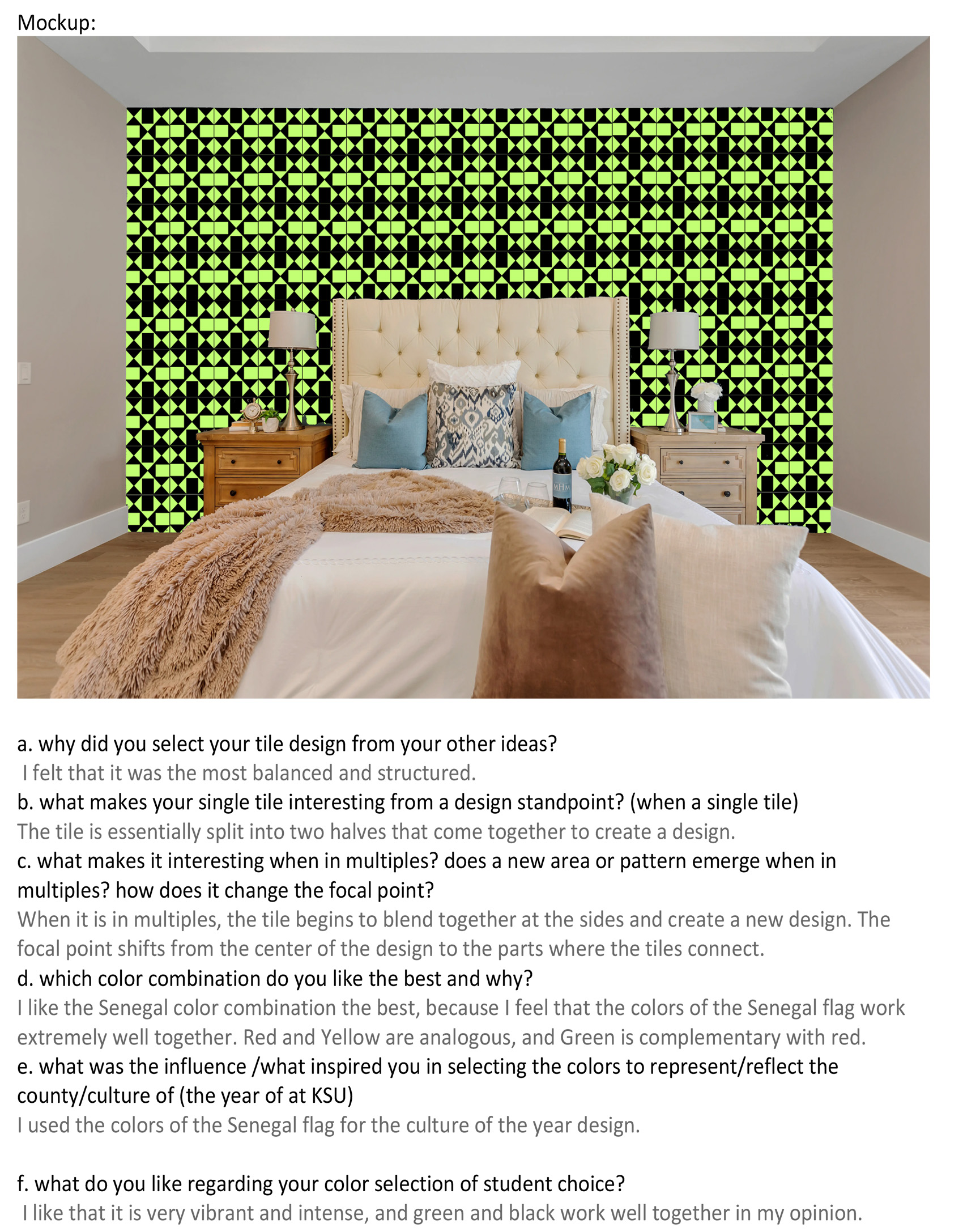 Aiden West / Aiden West, Digital, Tile Project Color Schemes, Fall 2023, 2D Design 