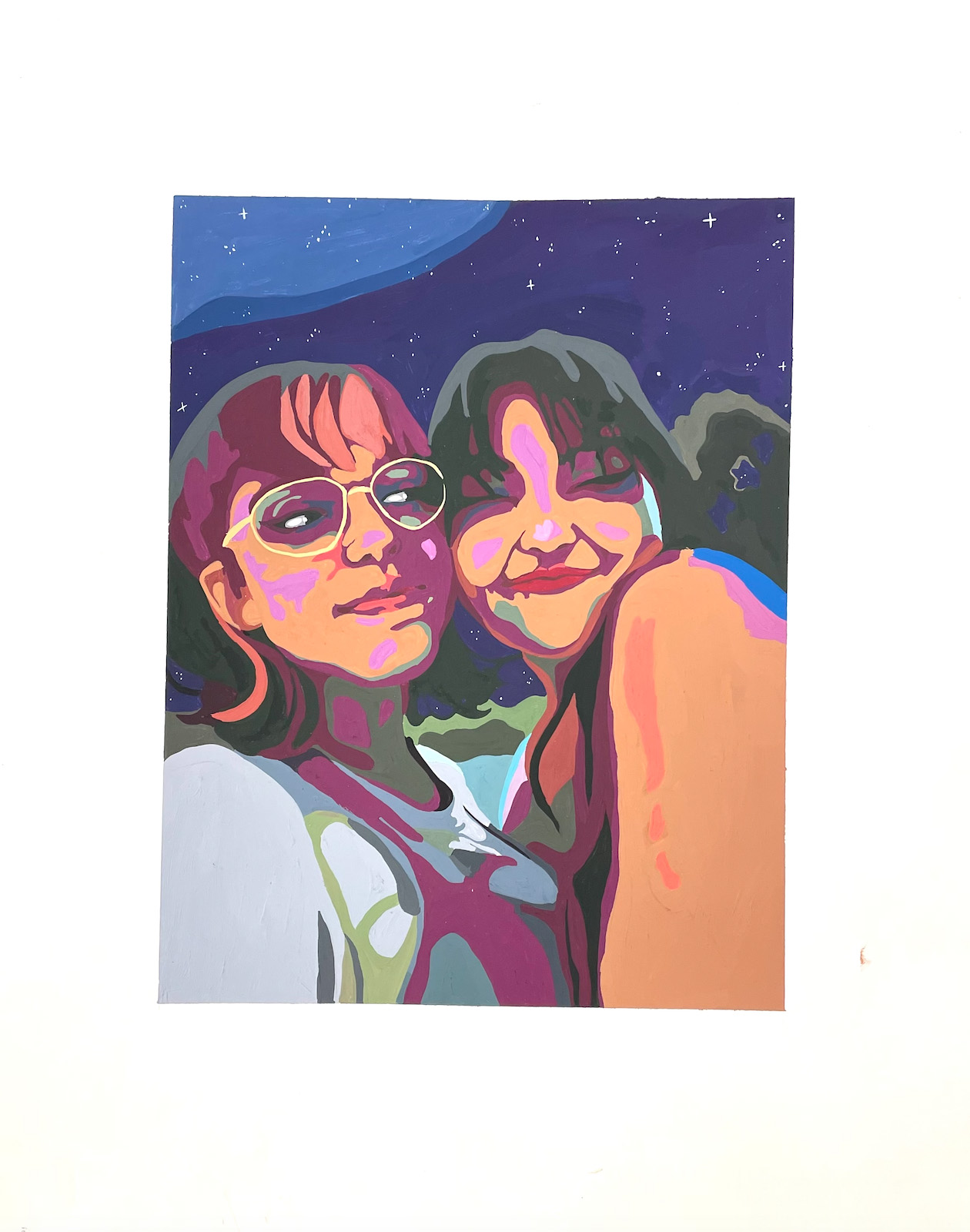 Hannah Parcero / Hannah Parcero - Take Two #2 - 17x14 Gouache on Bristol Board 2023