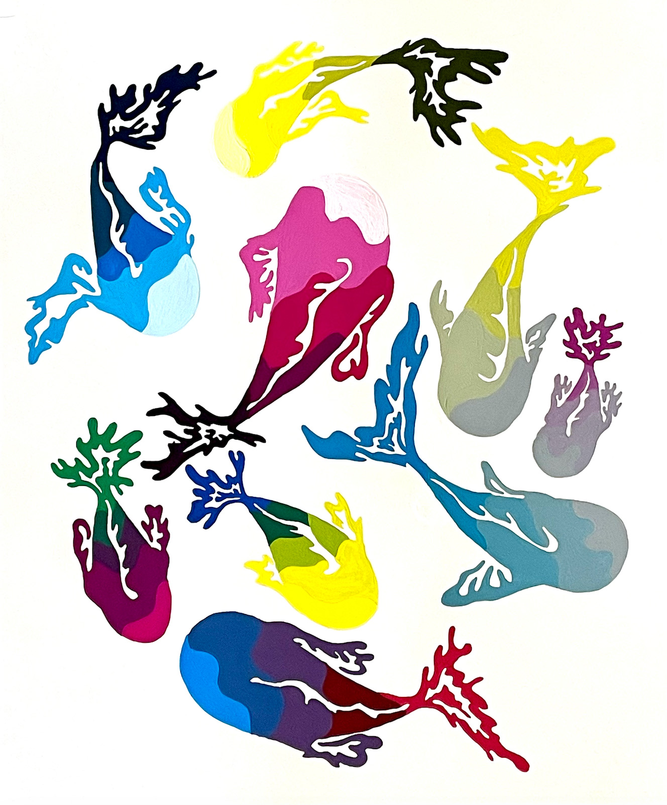 Bella Rache / Bella Rachel - Attributes of Color - 17x14 Gouache on Bristol Board 2023