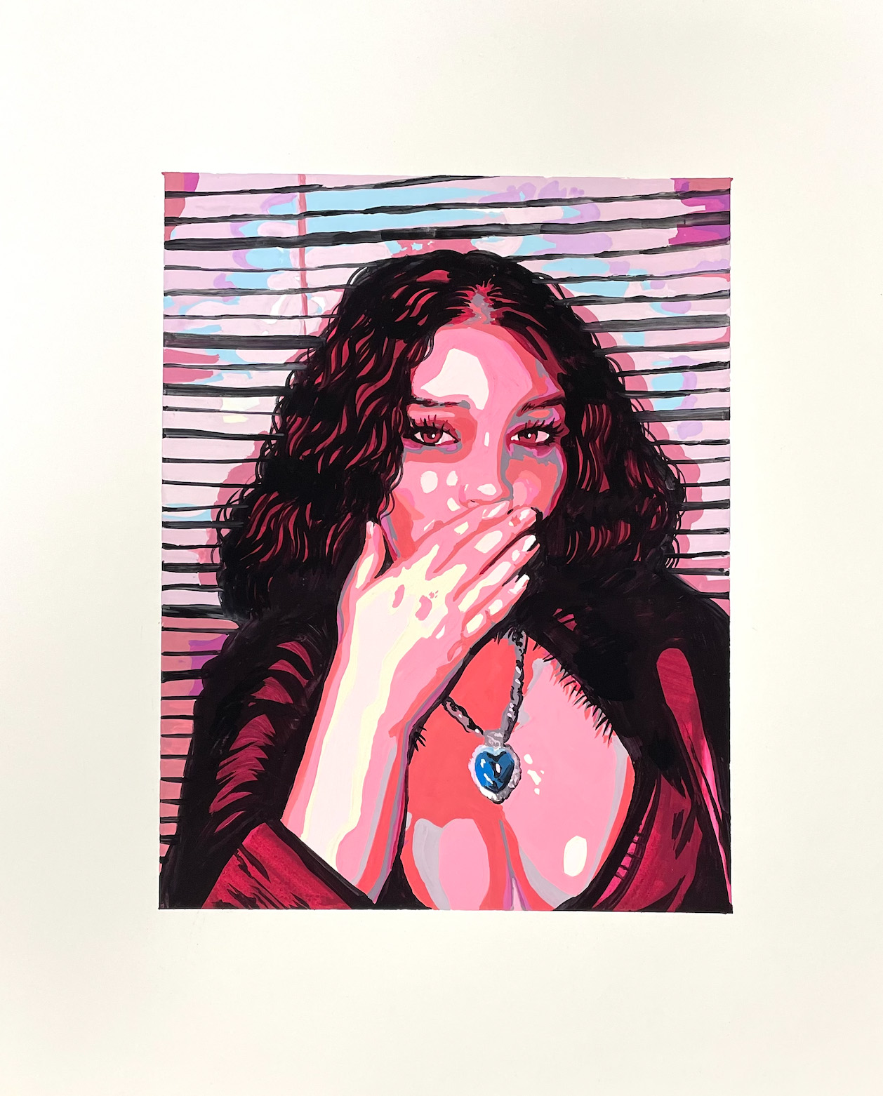 Brooke Wendorf / Brooke Wendorf - Take Two #2 - 17x14 Gouache on Bristol Board 2023