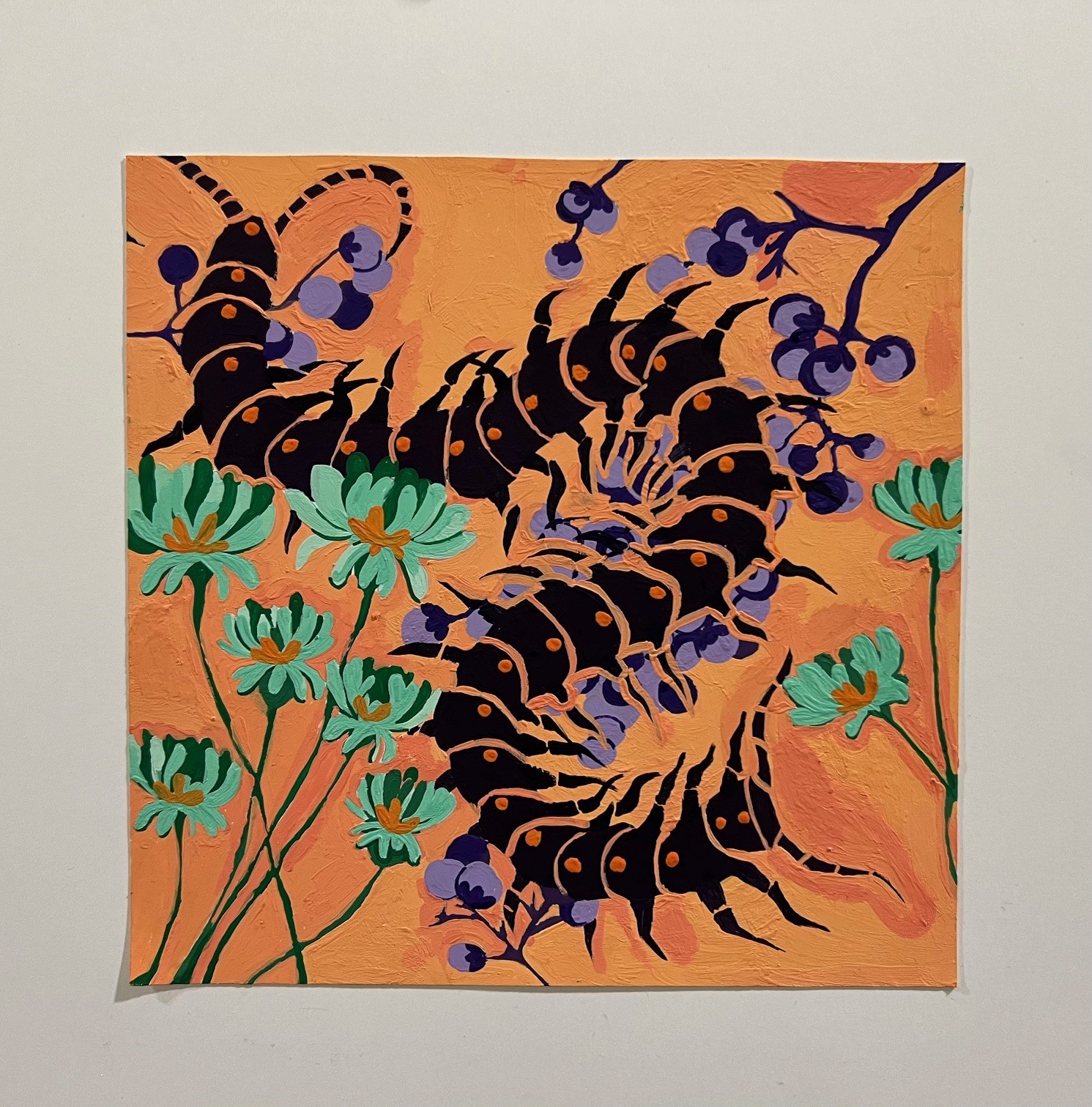 Elise Ackler / Elise Ackler, Gouache, 8x8"