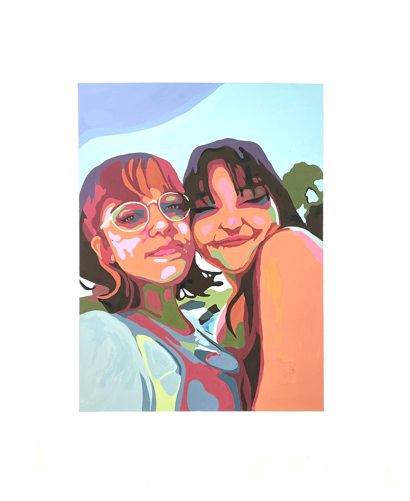Hannah Parcero / Hannah Parcero - Take Two #1 - 17x14 Gouache on Bristol Board 2023