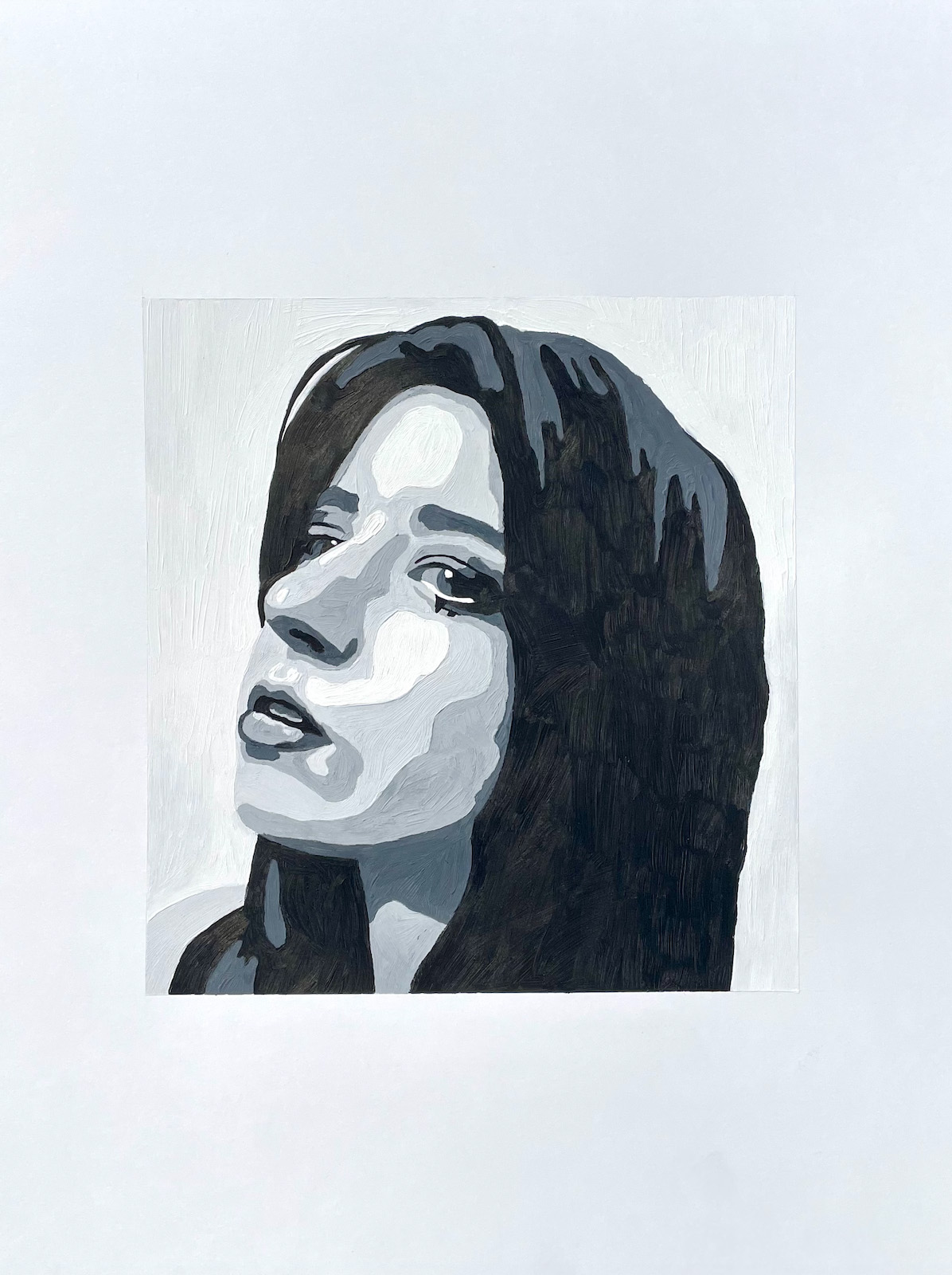 Emma Long / Emma Long - Analogous Painting - 17x14 Gouache on Bristol 2023 Board