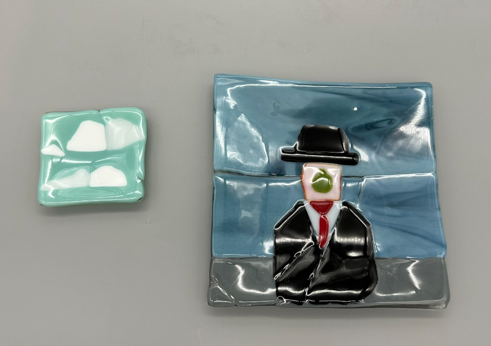 Ryan Hertel / Ryan Hertel - close up of glass pieces. Completed 2023