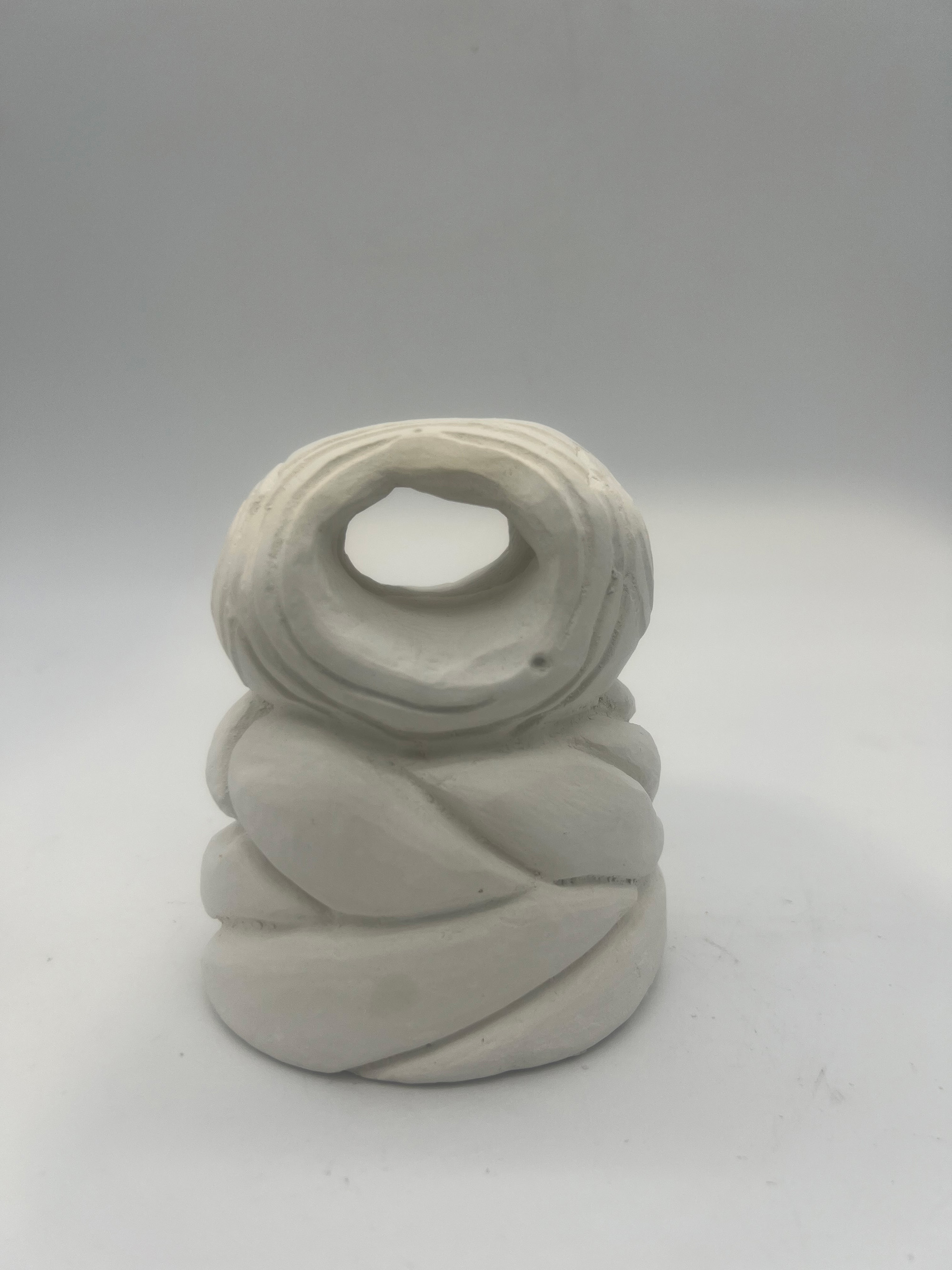 Crystal Richard / Crystal Richard - Plaster Carving - 6"x3.5"x3.5" completed 2023