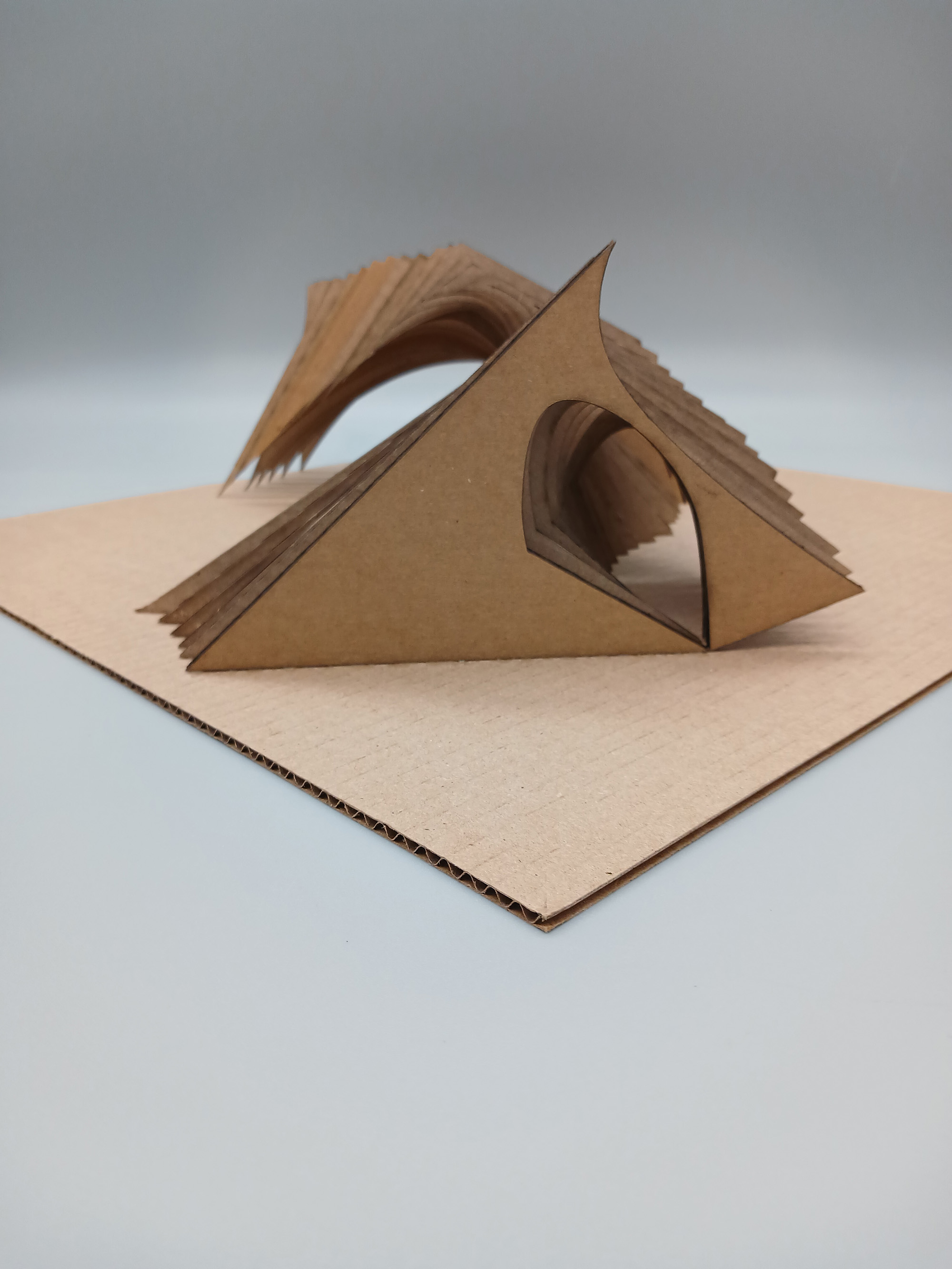 Kenya Small / Kenya Small - Serial Planes- Cardboard - Completed 2023- Side View