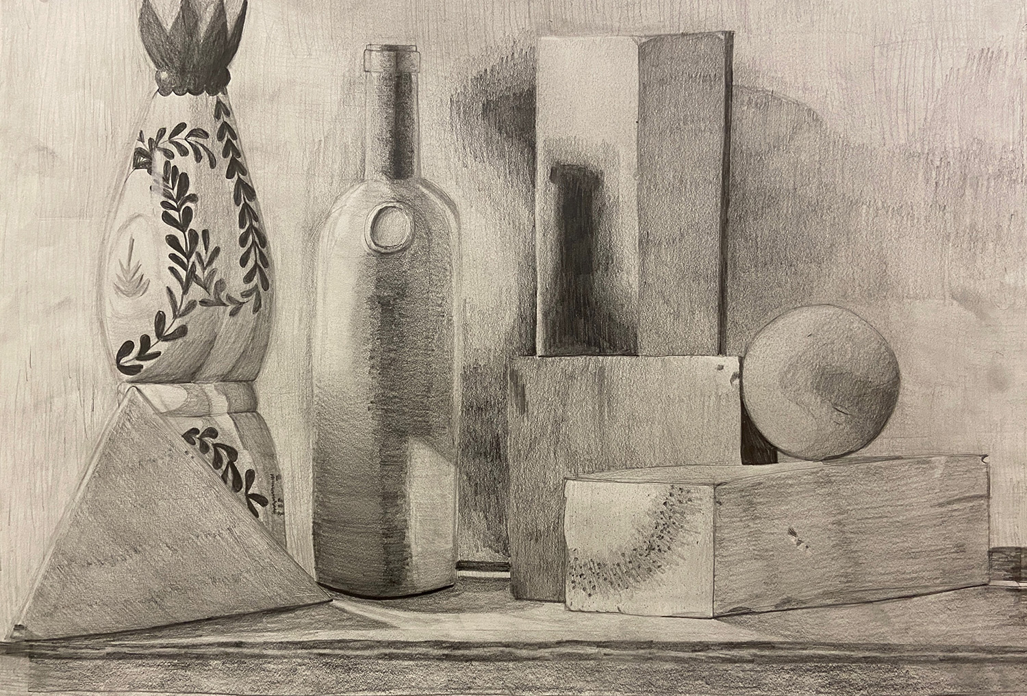 Isabelle Campbell / Isabelle Campbell, Untitled, 24” x 18”, Graphite, 2023