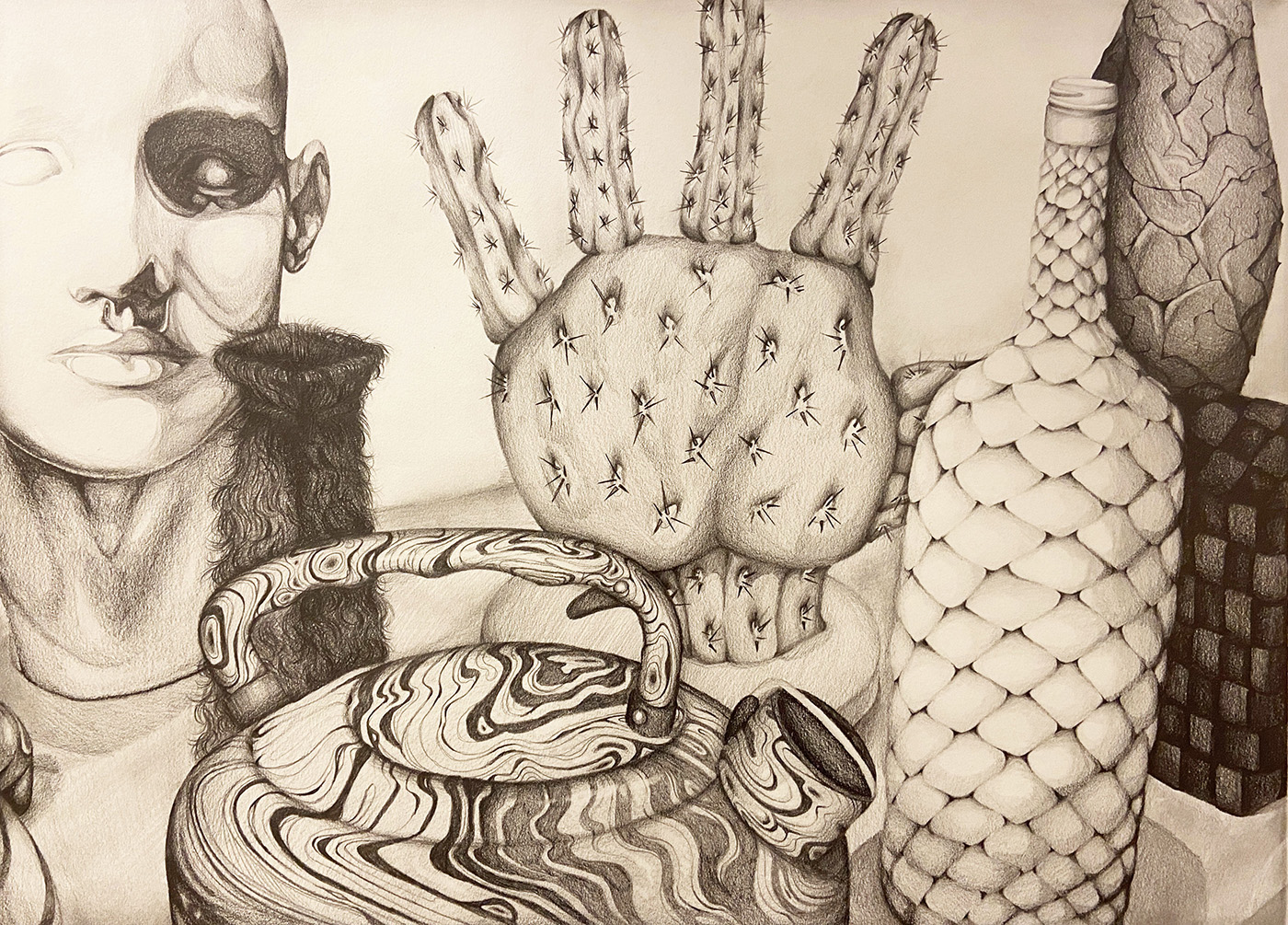 Ethan Owen / Ethan Owen, Untitled, 18” x 24”, Graphite, 2023