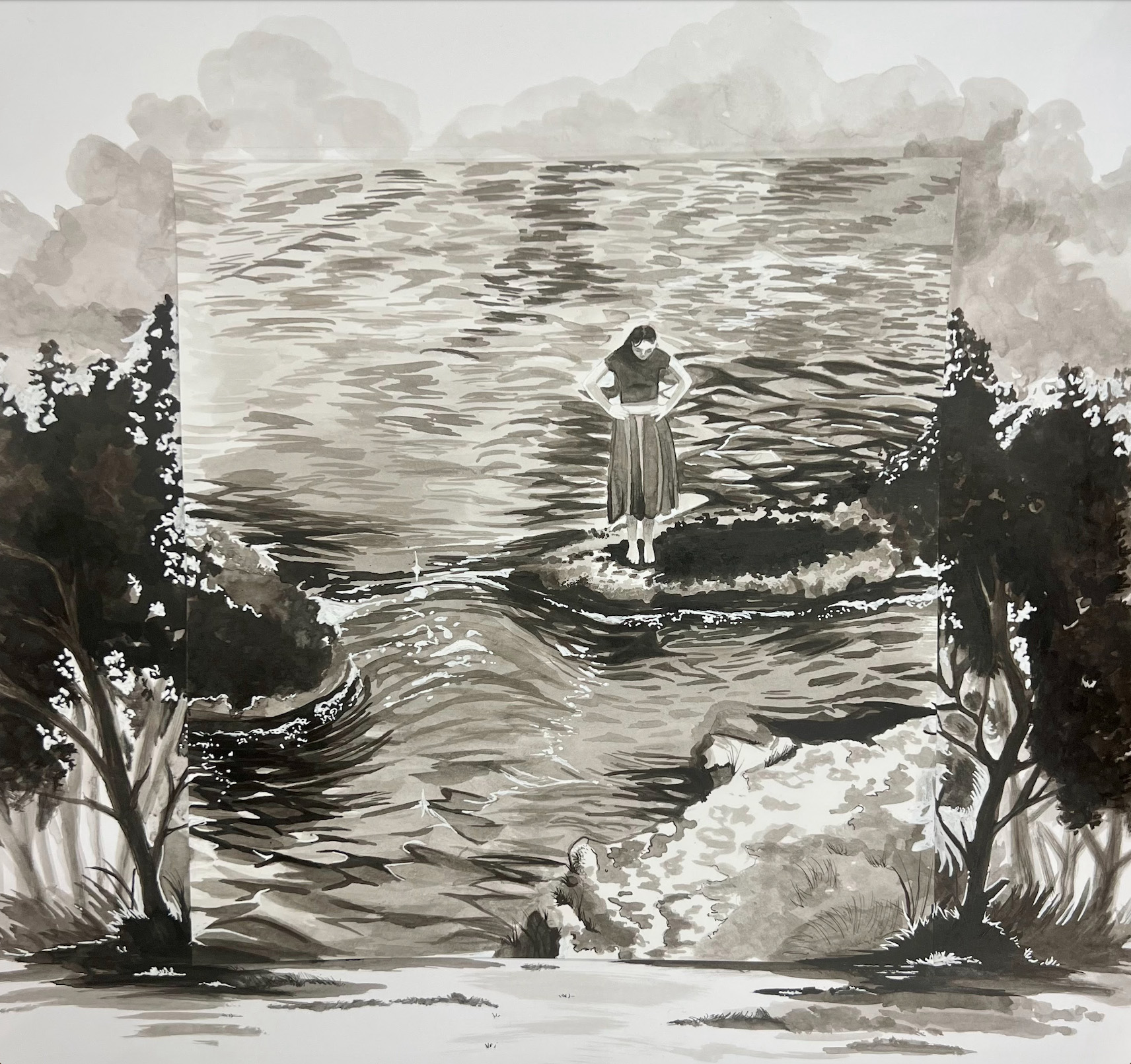 Zildjian Badami / Zildjian Badami _Unititled_pen and Ink_Metamorphosis -Summer 2023