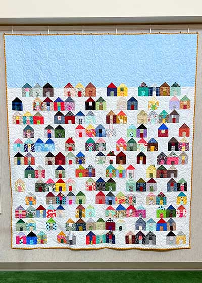  / Completed Quilt on display at the 2024 Catoosa County Visual Arts Student Exhibition.