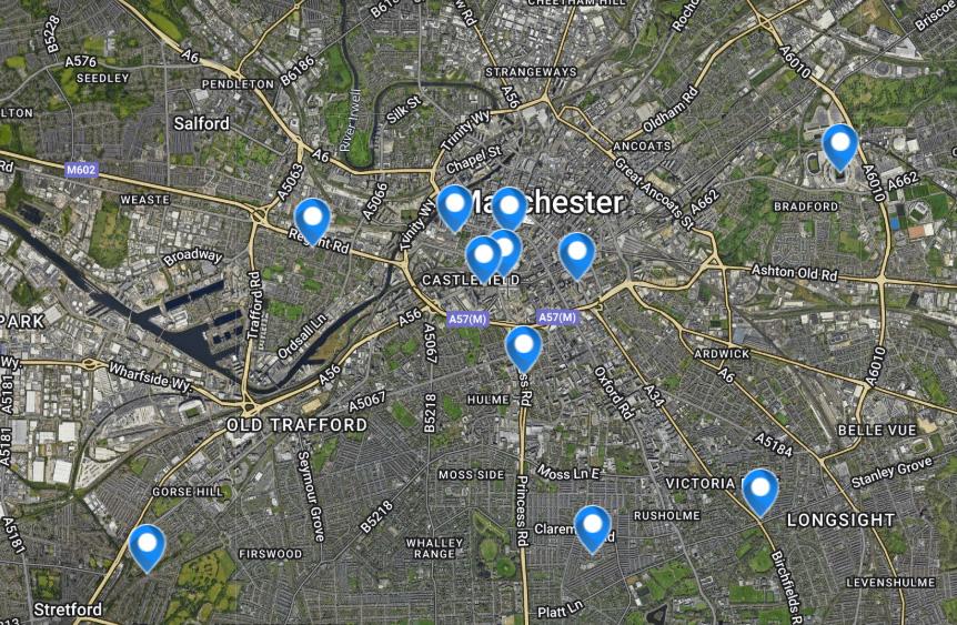 Stephanie Geiger - Image 1 - Manchester Map / Stephanie Geiger - Image 1 - Manchester Map