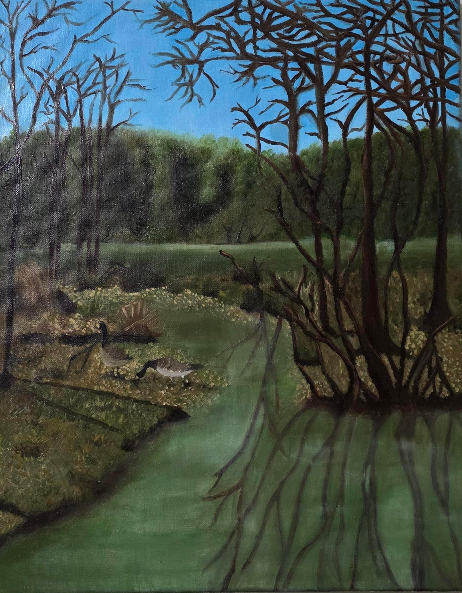  / " The Oasis" 16 x 20 Oil on canvas