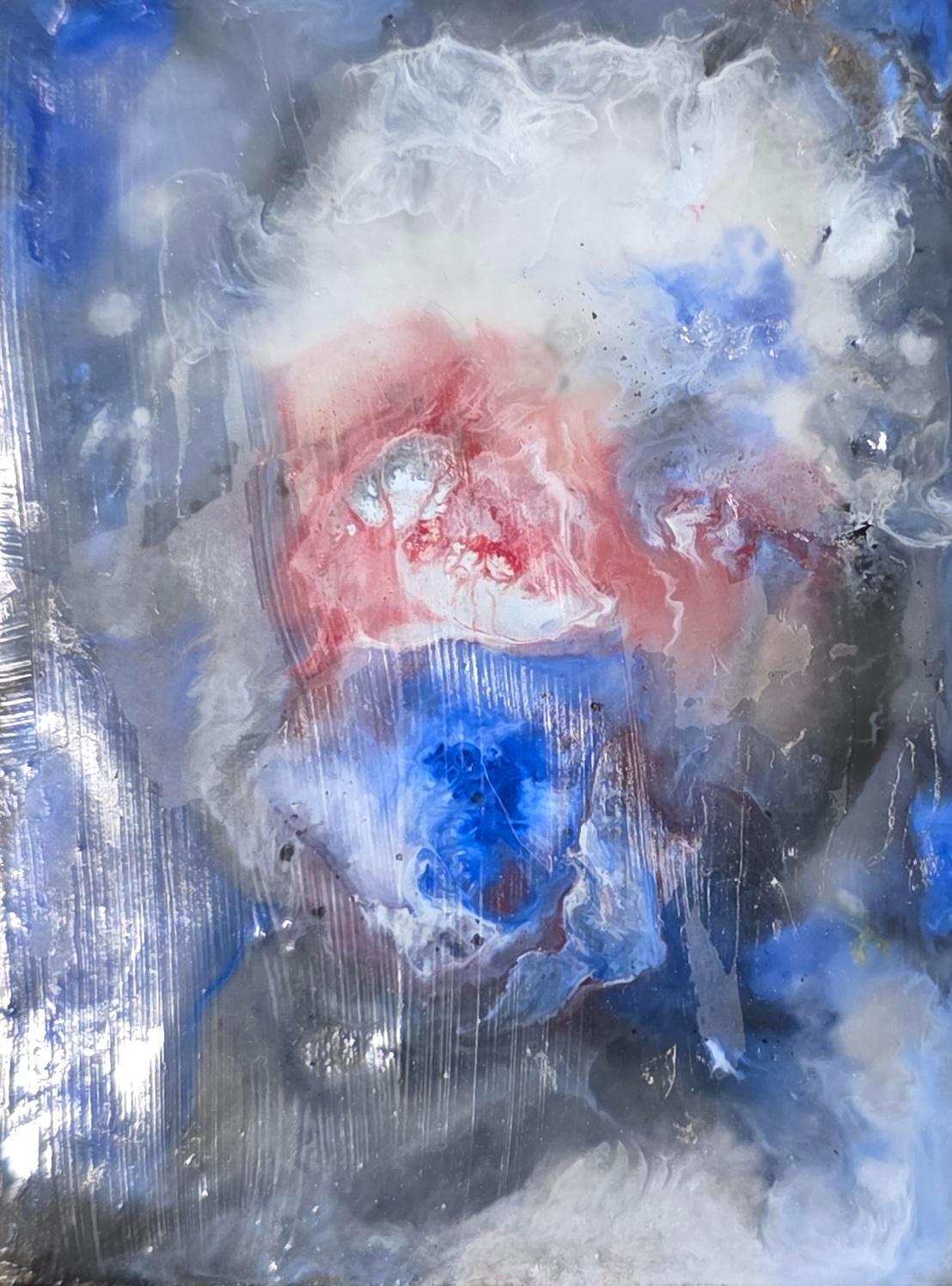  / "Encaustics" 3.5 x 2.5 Mixed Media