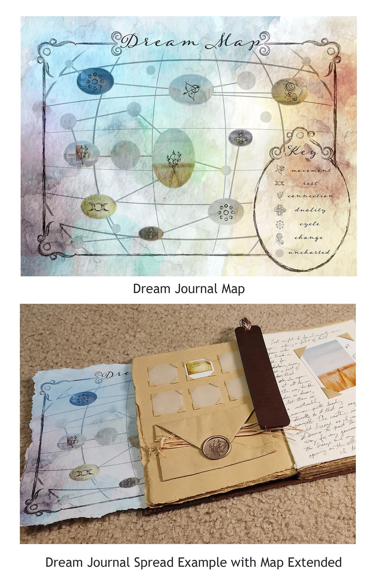 Katherine Genser - Image 4 - Dream Journal Map / Katherine Genser - Image 4 - Dream Journal Map