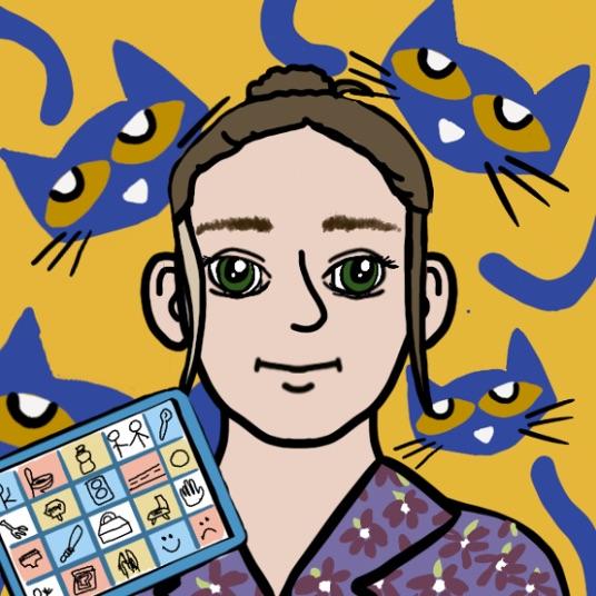  / A digital portrait of the collaborating teacher of the classroom the project was held in. 