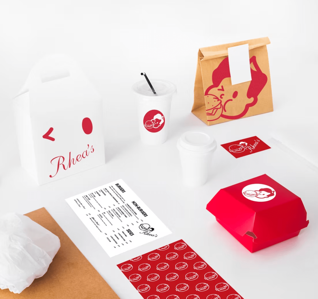 Alexandra Love's Project / This project contains seven different design concepts, from which logos and at least three pieces collateral were designed to communicate the concept brand from Senior Portfolio course.