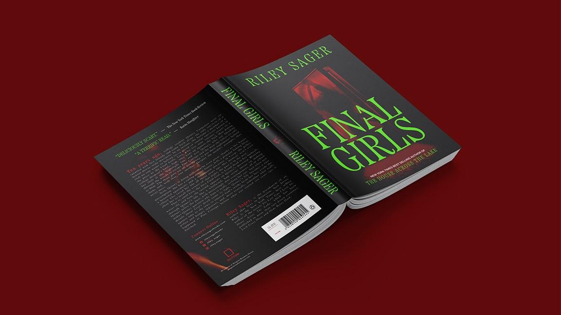  / "Final Girls," book jacket redesign, 2025, A redesign that reflected modern book cover trends using bold colors 