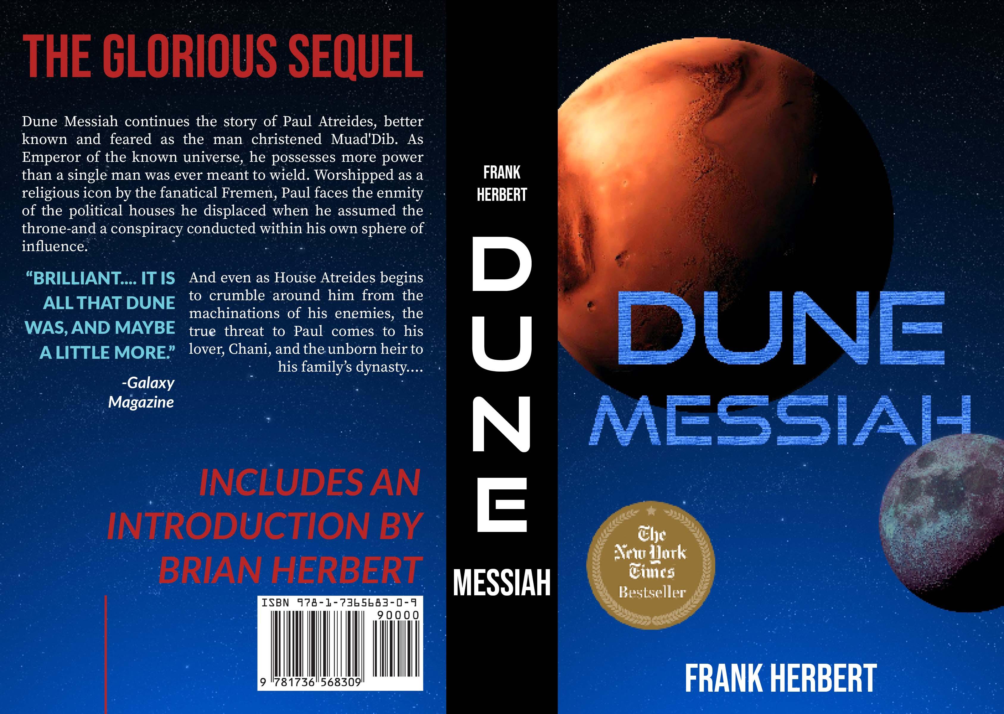  / Dune Messiah book cover redesign 