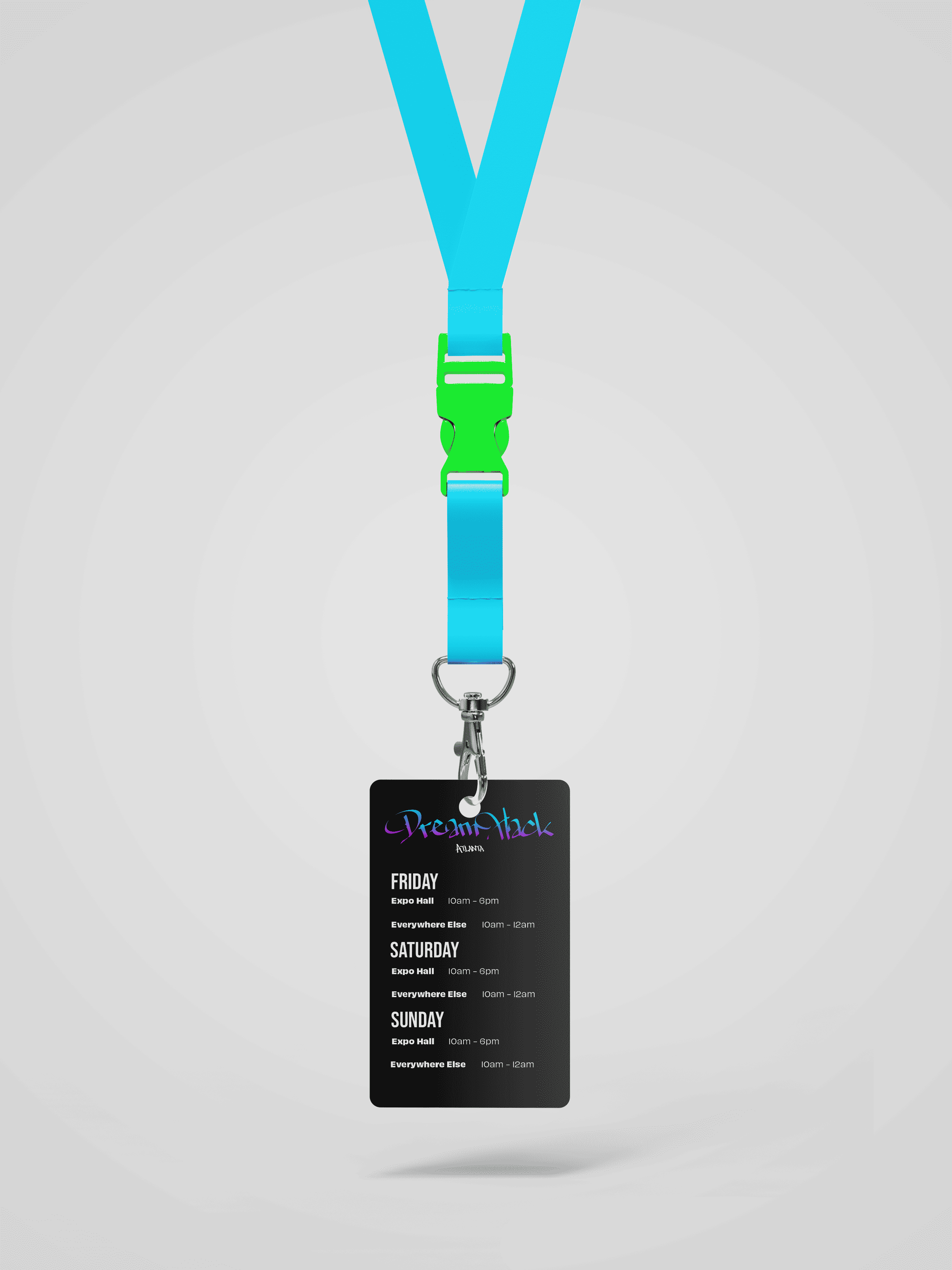  / Back side of redesigned DreamHack Lanyard 