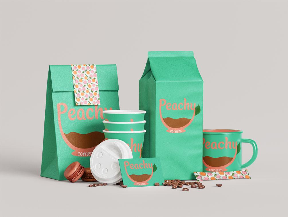  / Mockups for redesigned coffee packages 