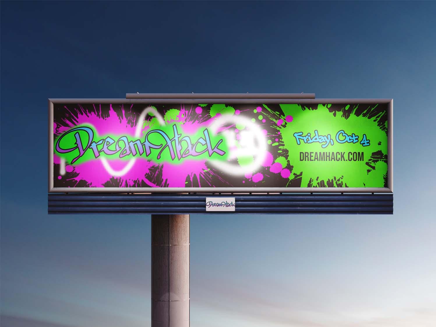  / Billboard for DreamHack Redesign 