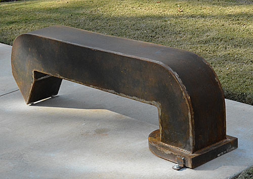 ksu Sculptural Outdoor Bench