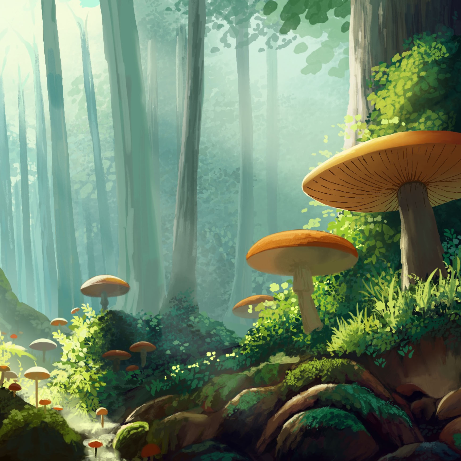 animation forest environment