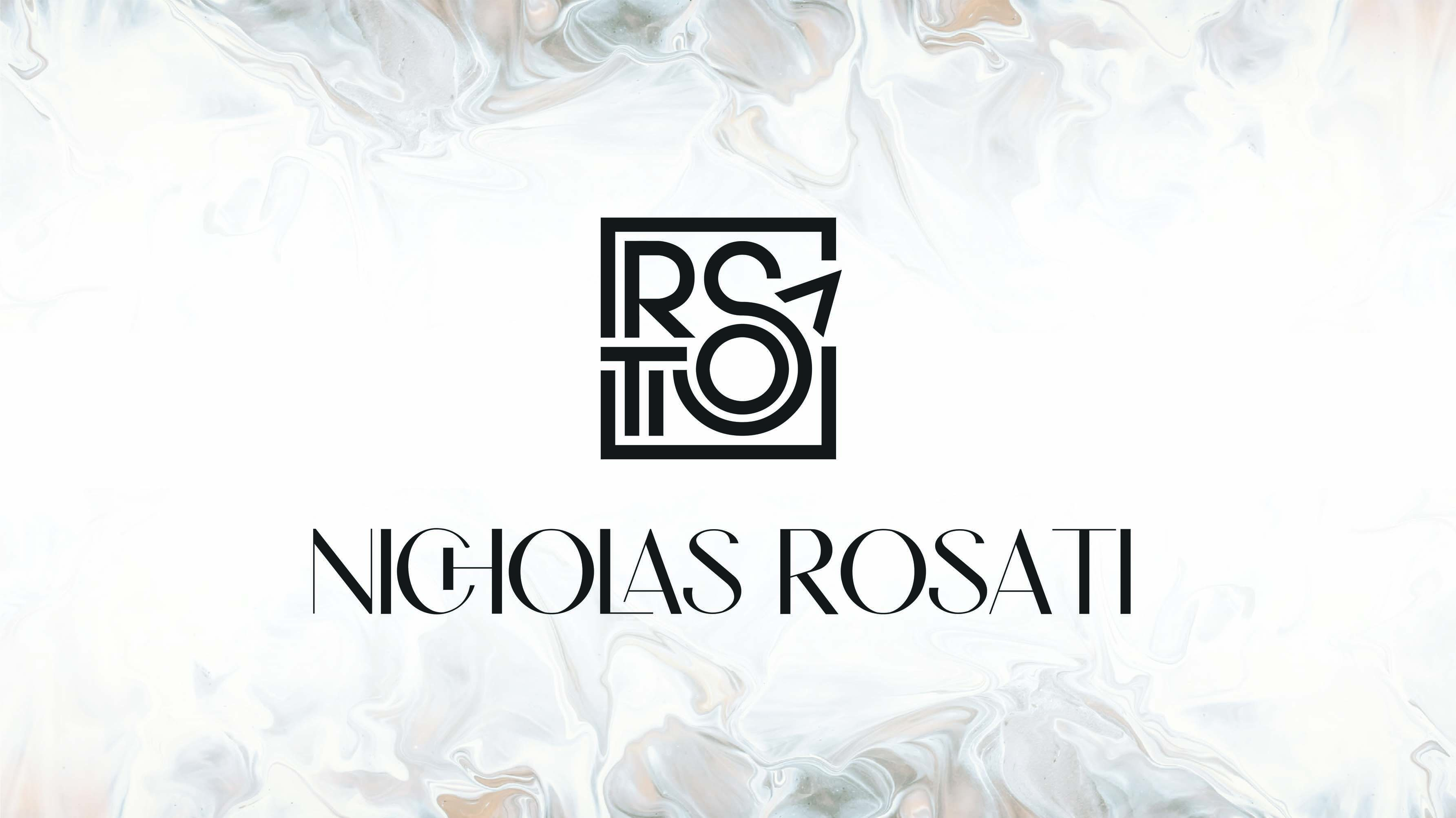 Nicholas' black and white personal branding