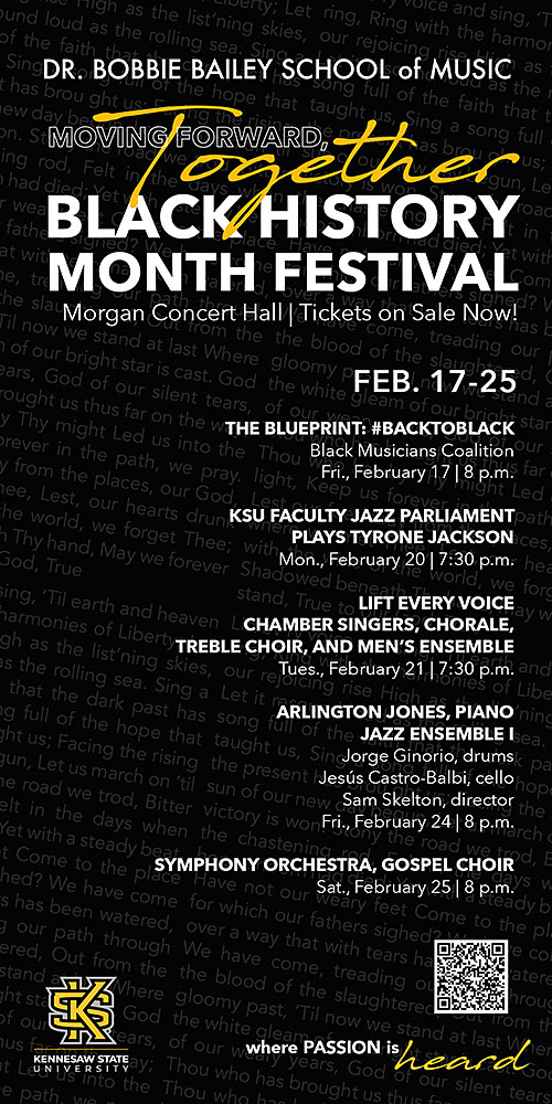 flyer for black history month