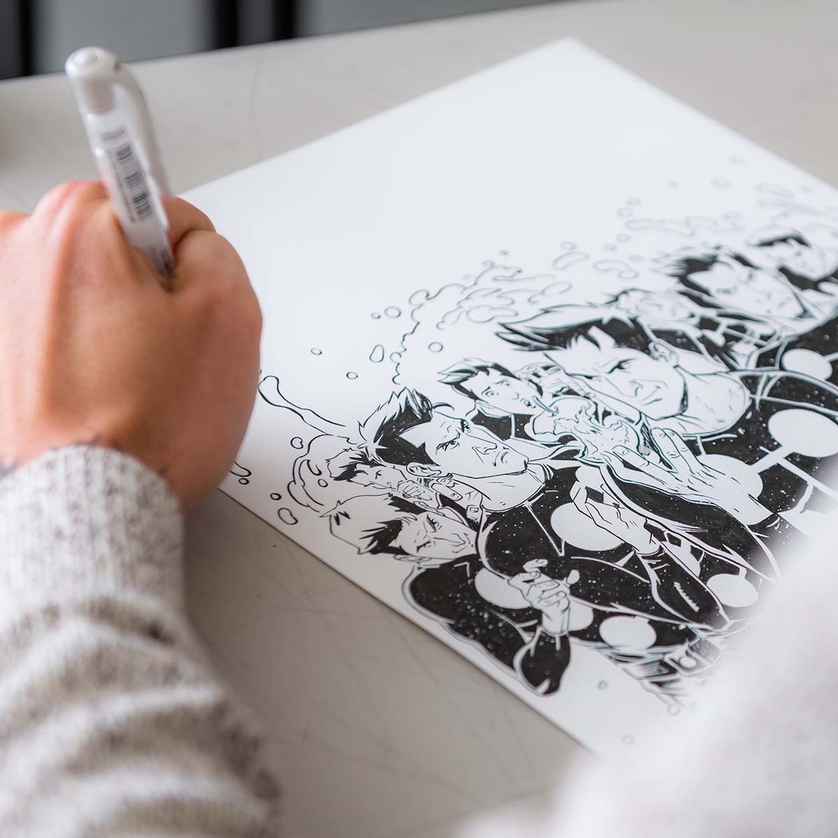 comics in progress