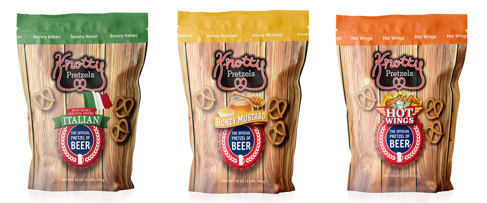"Knotty Pretzels 2lb Packaging," food packaging - Charlotte Eaton