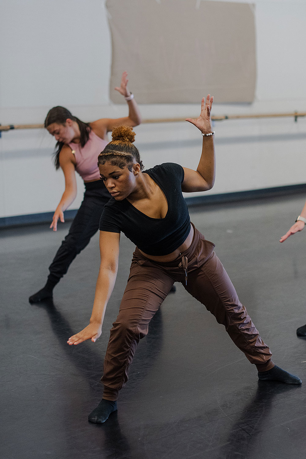 image of dancer in studio