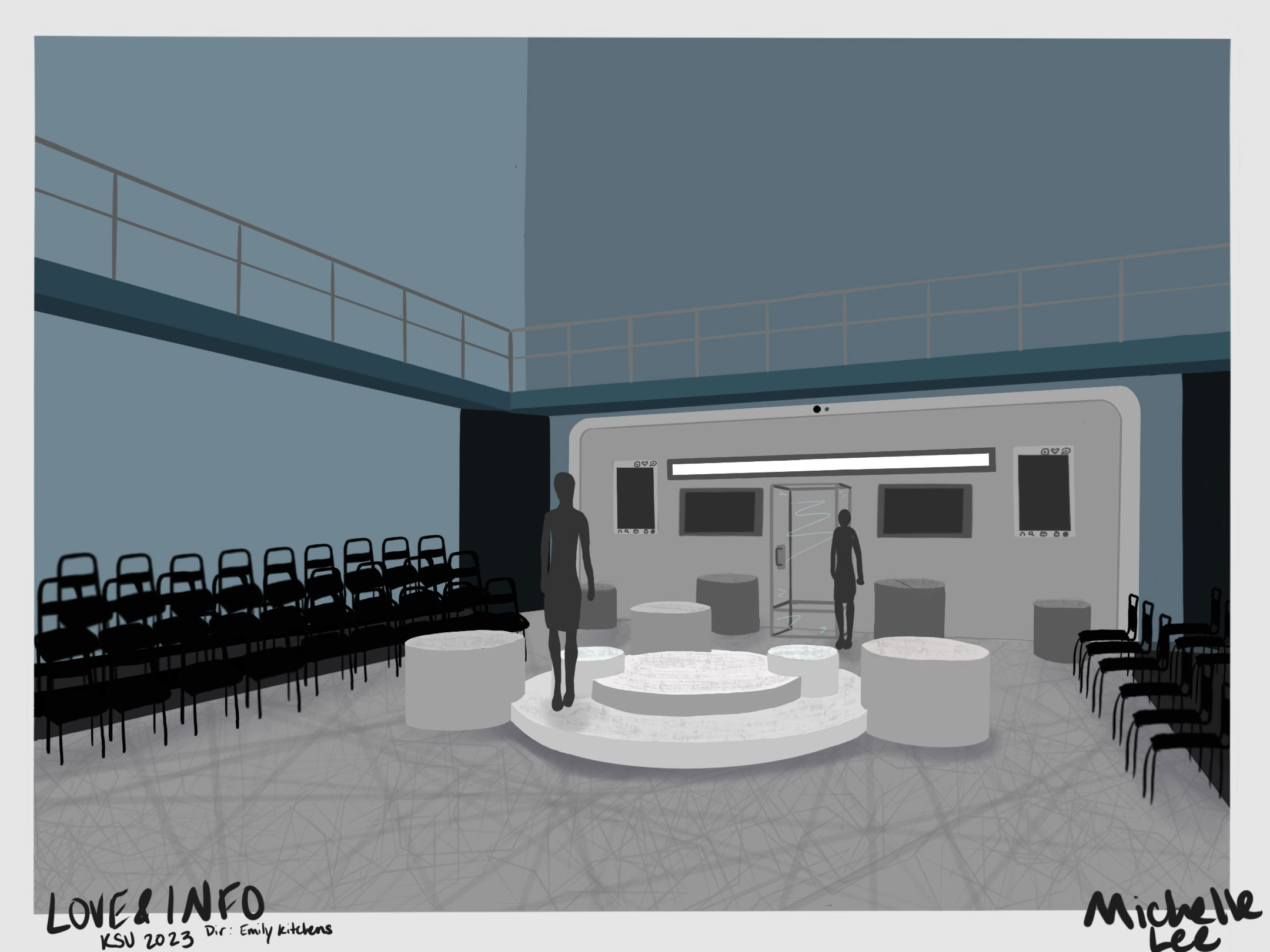 image of set design in the Onyx Theatre
