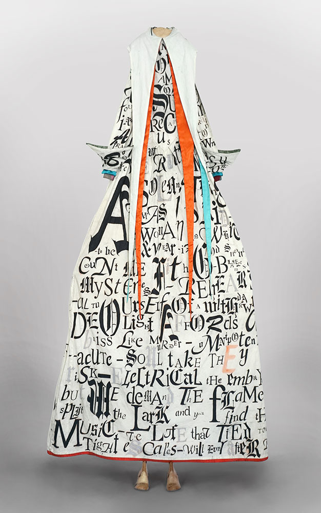 dress made of words by lesley dill