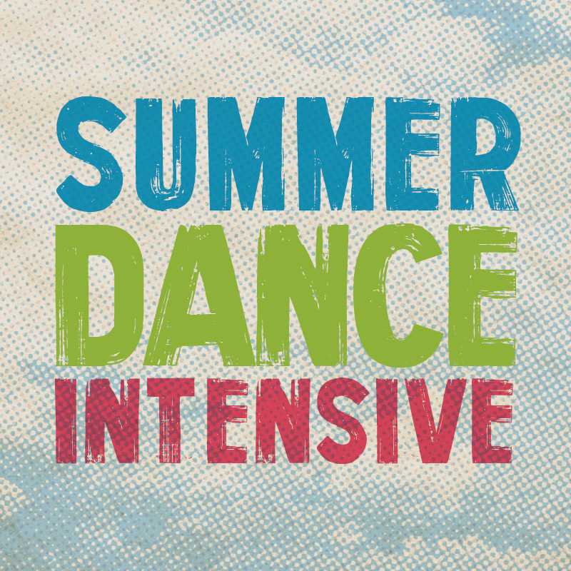 dance summer intensive in corrosive font