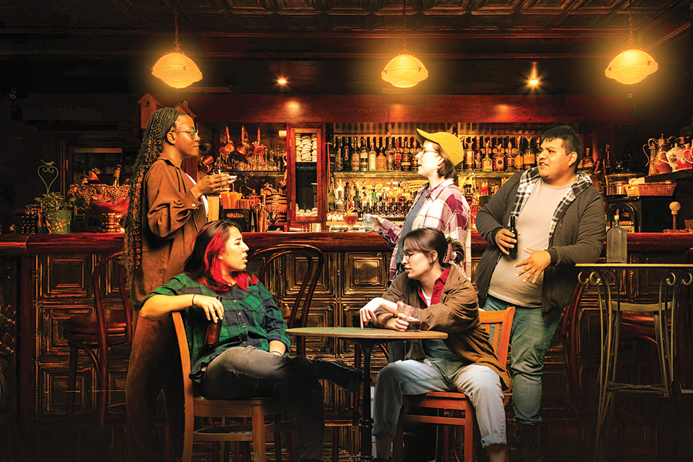 actors in a bar